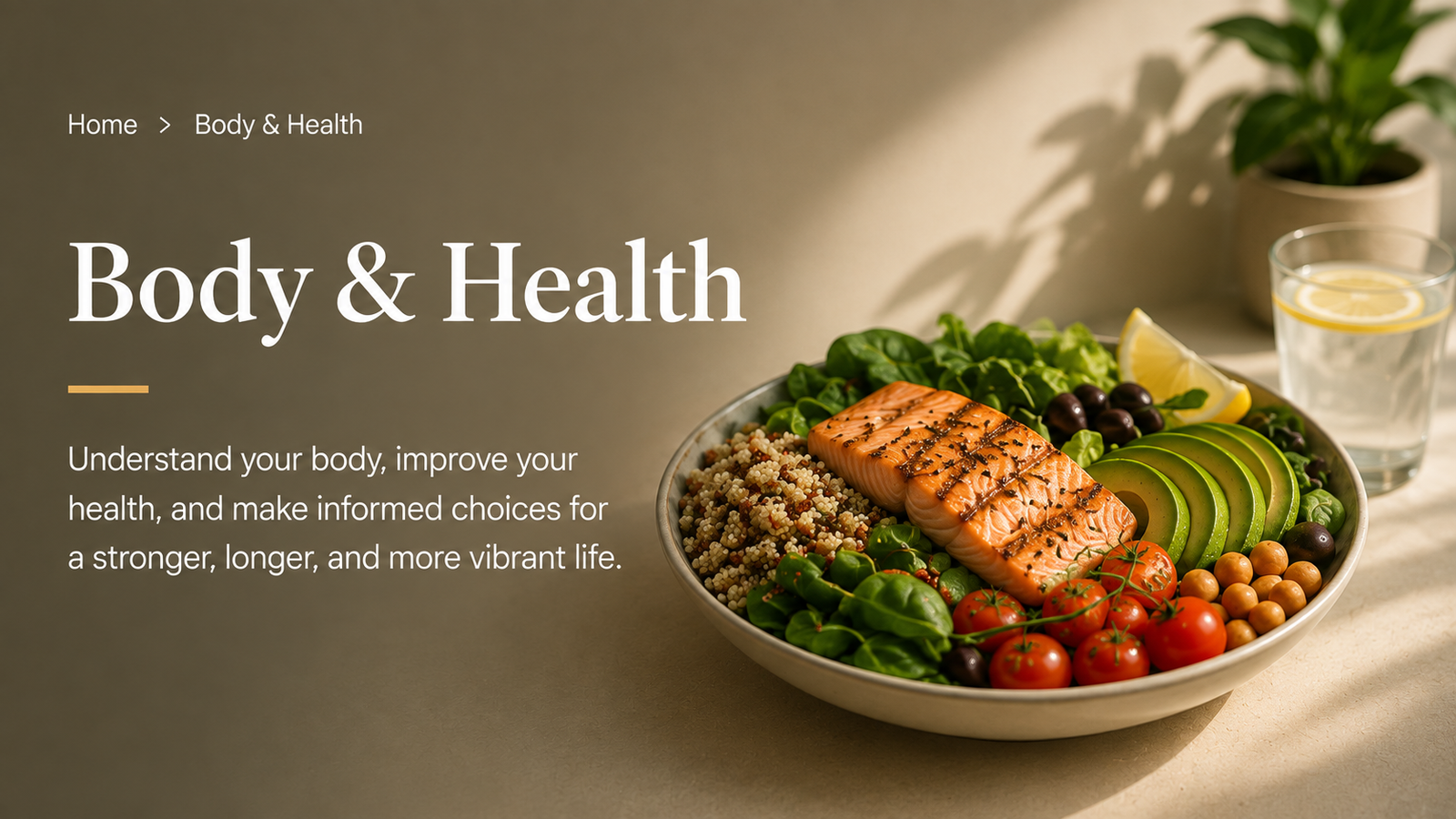 Body & Health category visual