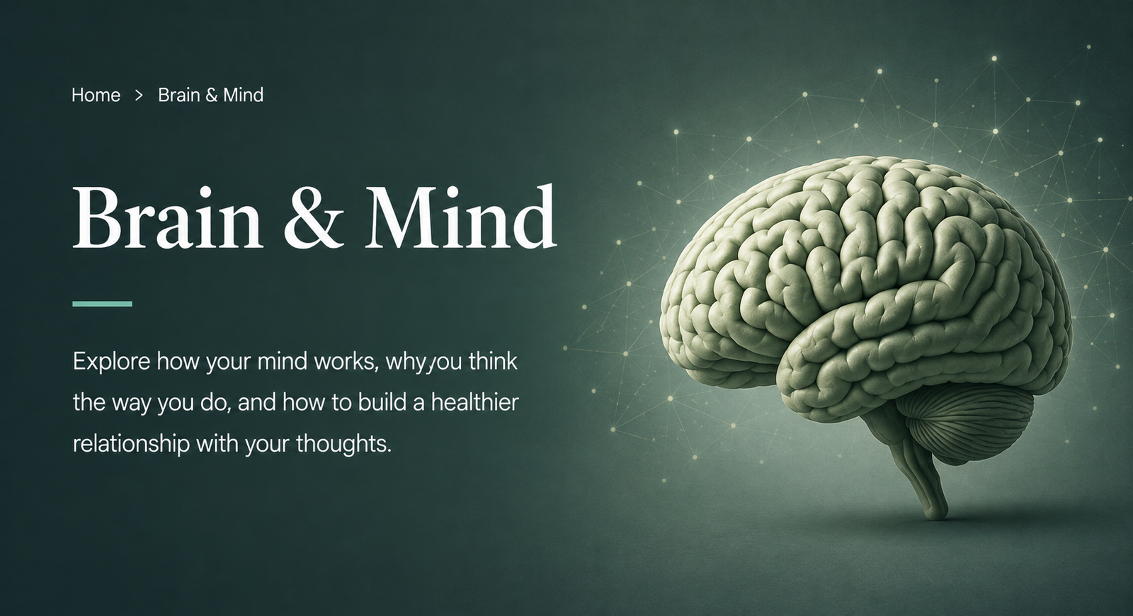 Brain & Mind category visual