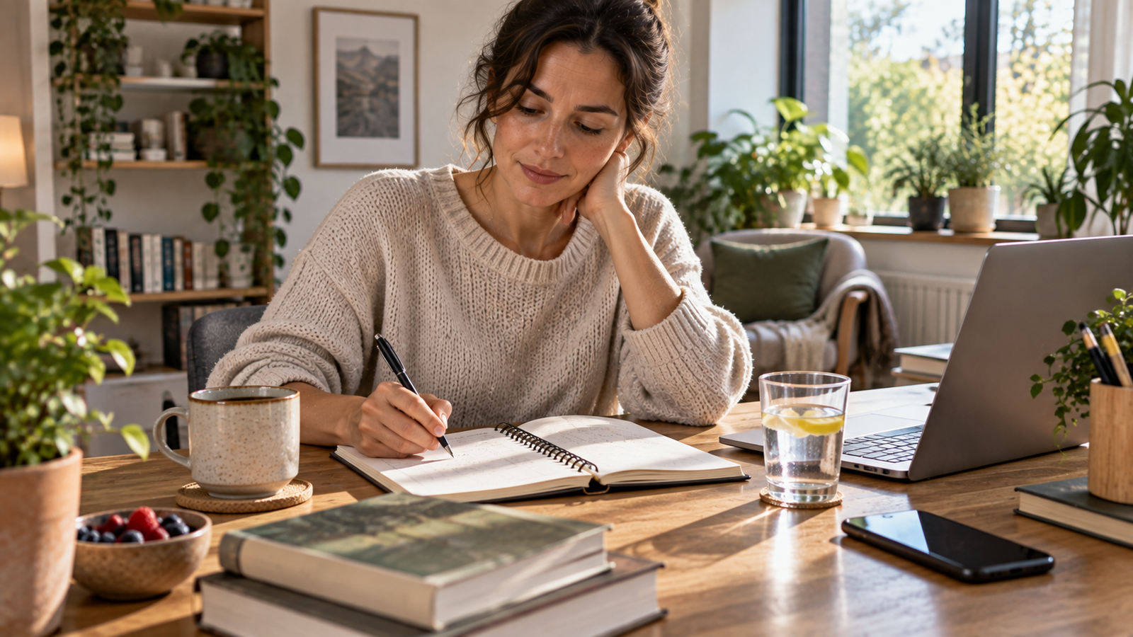 Intentional digital habits and a focused phone-free work routine