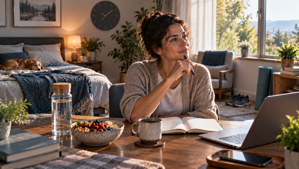 Person planning a daytime nap while allowing time for recovery after waking.