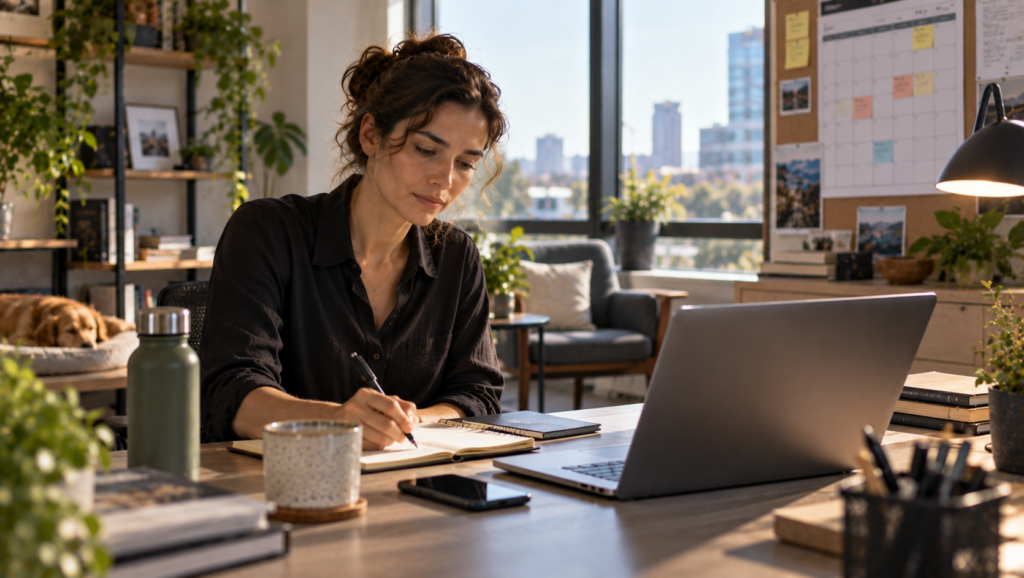 Professional working in a sustainable environment with realistic workload and healthy boundaries.